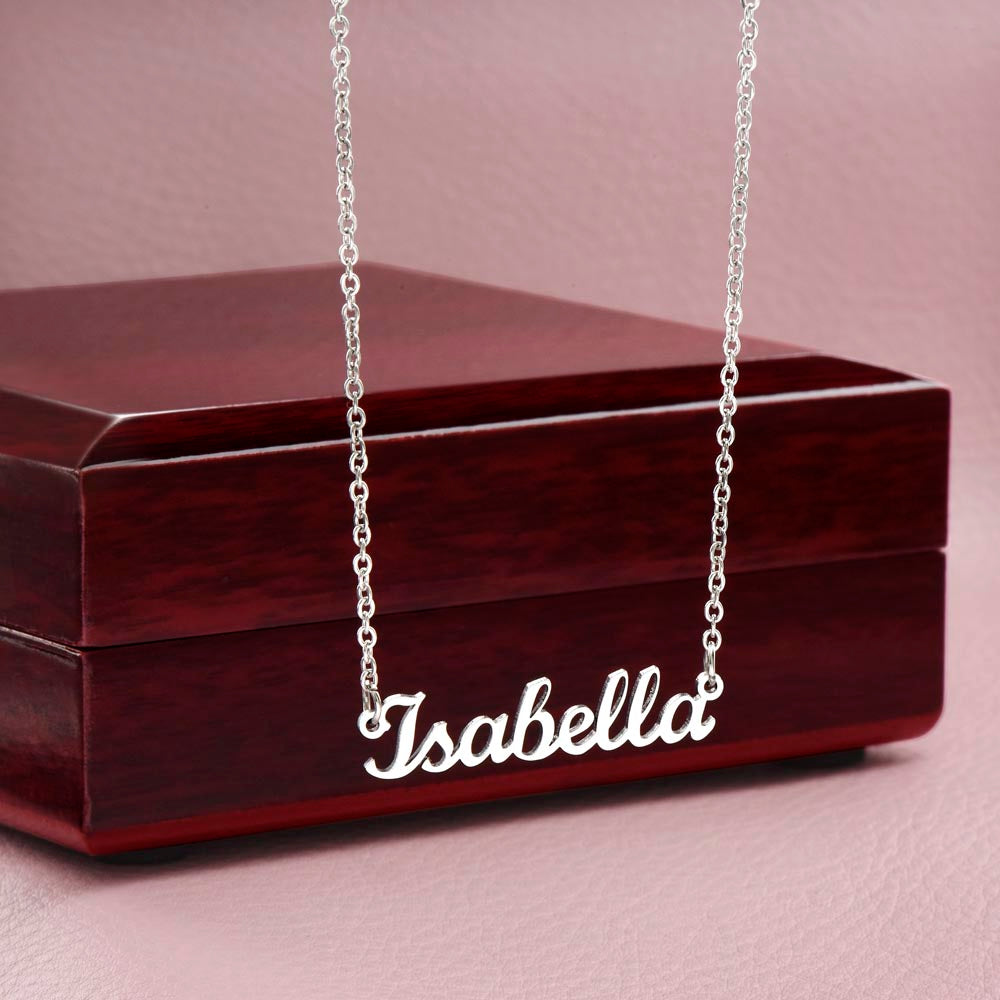 Personalized Handwritten Name Necklace