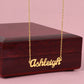 Personalized Handwritten Name Necklace