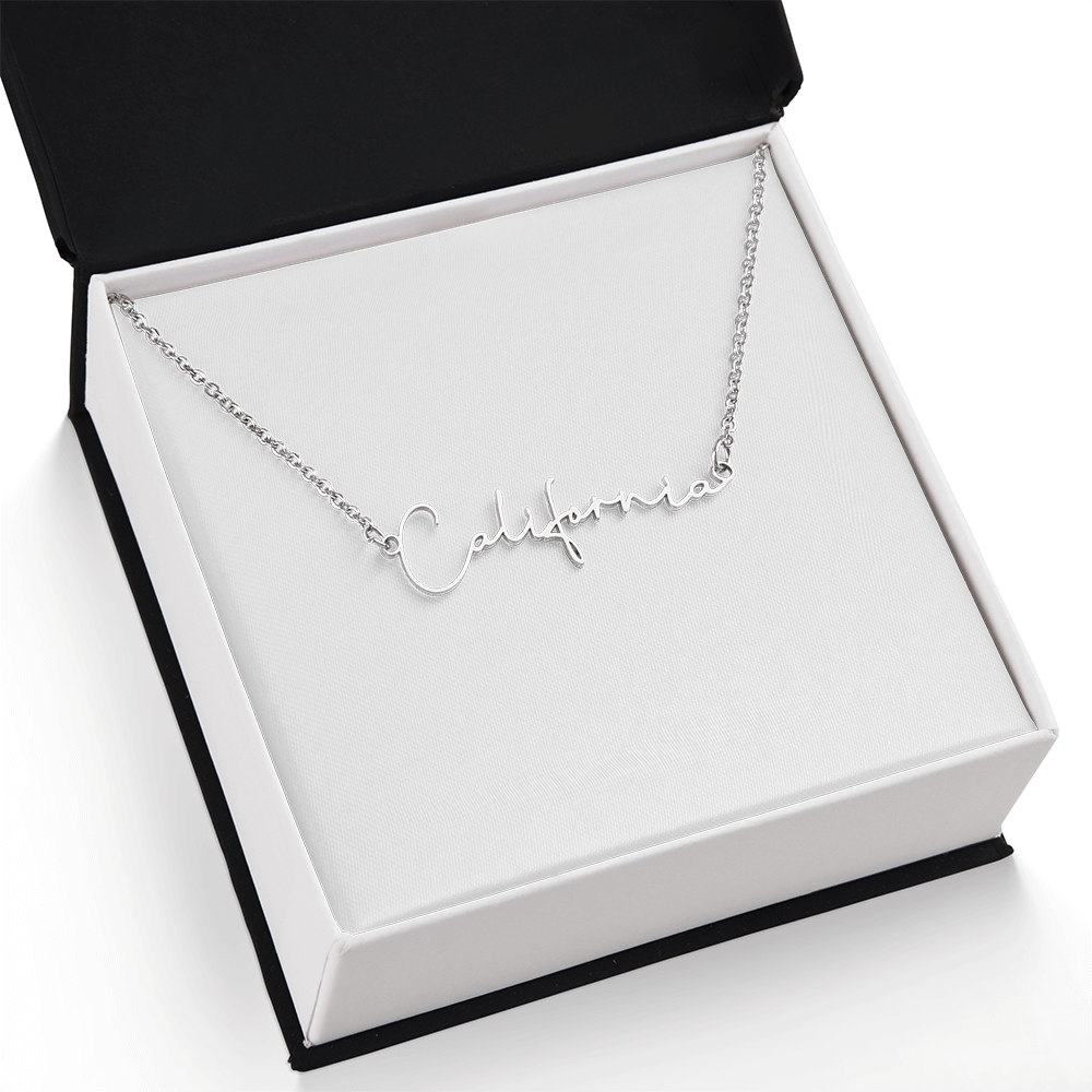 Signature Name Necklace