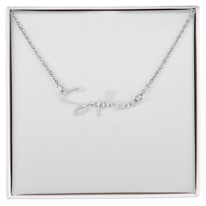 Signature Name Necklace