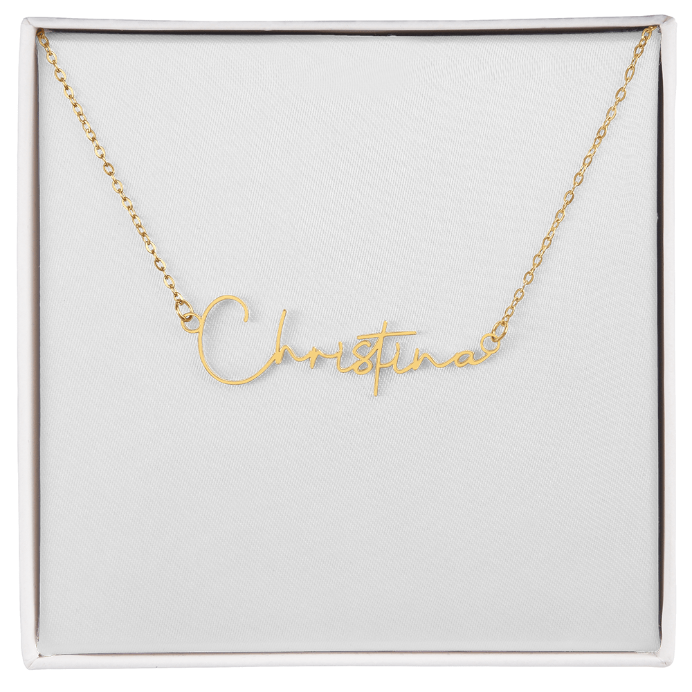 Signature Name Necklace