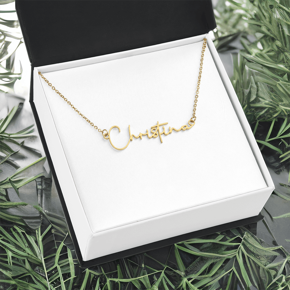 Signature Name Necklace