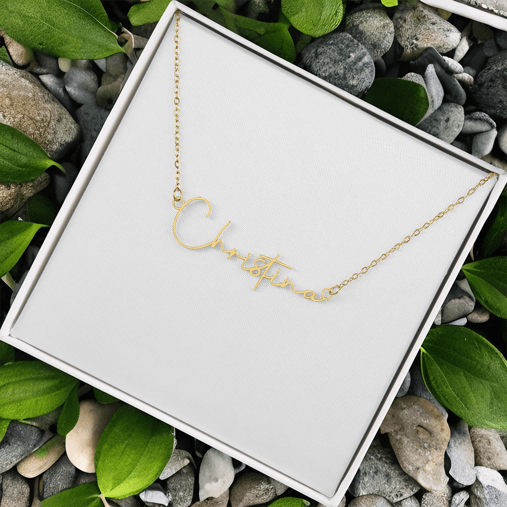 Signature Name Necklace