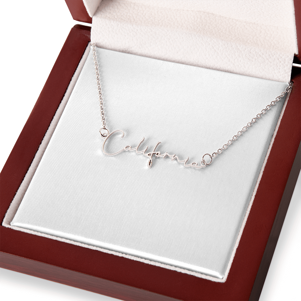 Signature Name Necklace