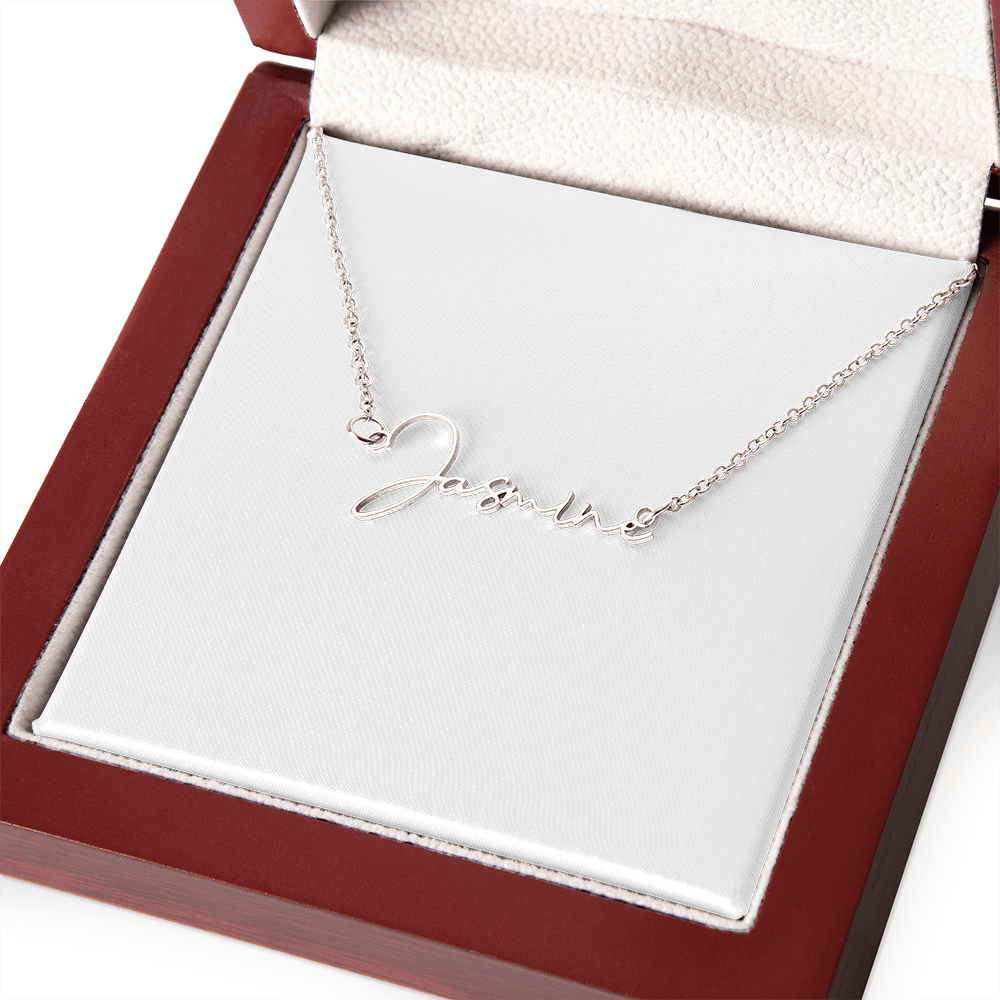 Signature Name Necklace
