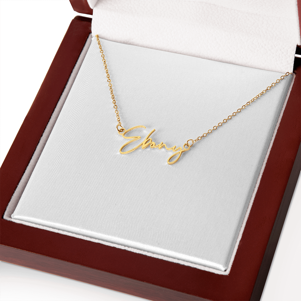 Signature Name Necklace