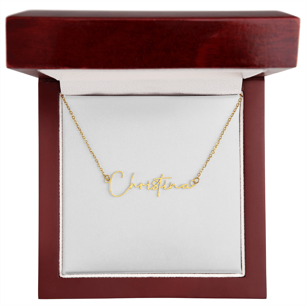 Signature Name Necklace