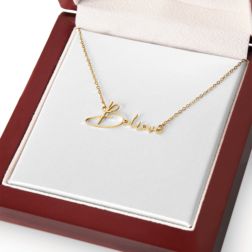 Signature Name Necklace