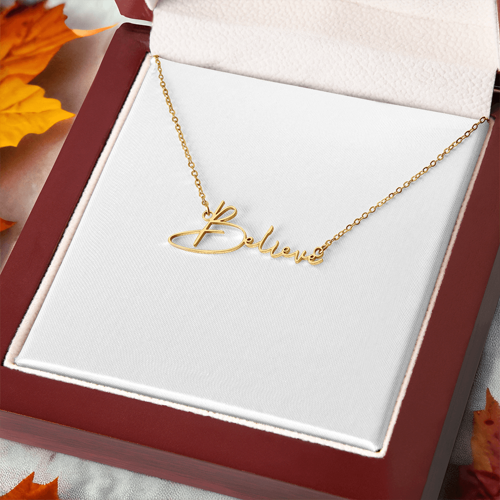 Signature Name Necklace