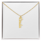 Customized Vertical Name Necklace 1-4 Names