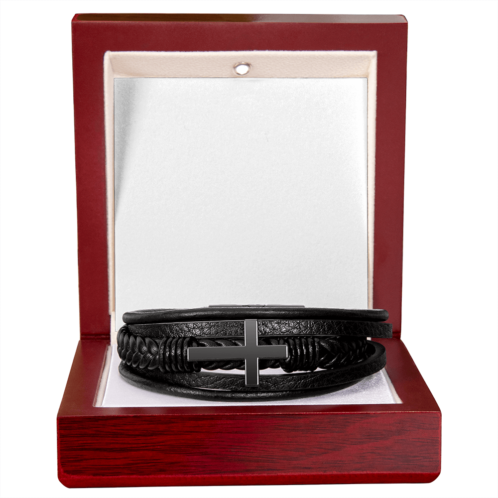 Mens Cross Bracelet