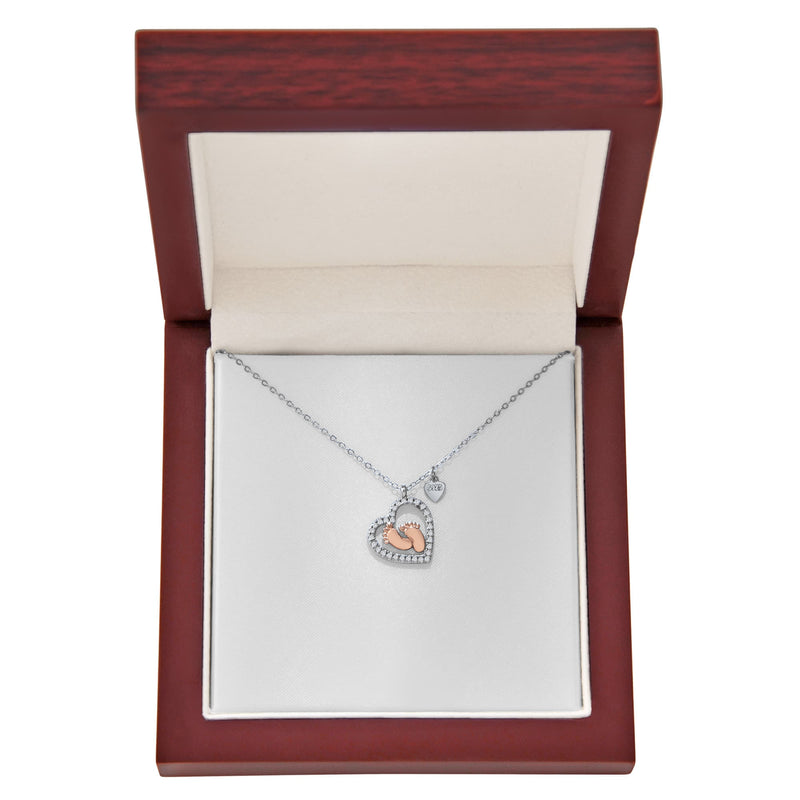 Tiny Baby Feet Surrounded By Love