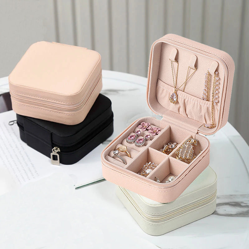 Jewelry Zipper Box Storage Organizer