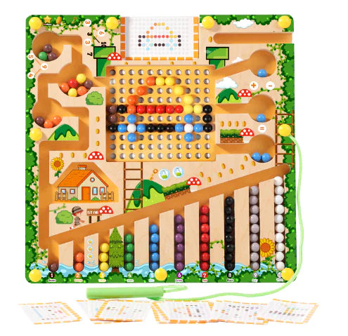 Mazeboard - Montessori Wooden Puzzle Toy (Single Piece)