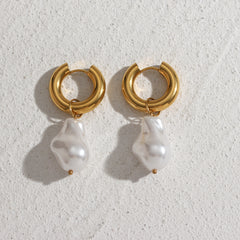 Water Pearl Drop Earrings